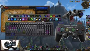 Как играть в World of Warcraft используя геймпад.