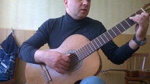 Уроки гитары.Этюд-Сагрерас