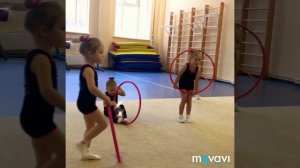 Показательный урок по художественной гимнастике дети 3 года