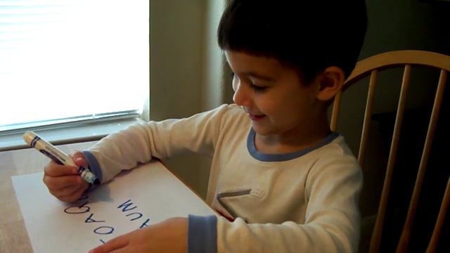 Joaquin Writing his name смотреть онлайн