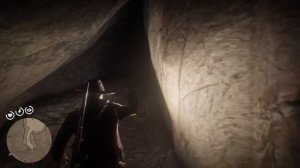 Red Dead Redemption 2 пещера со статуями