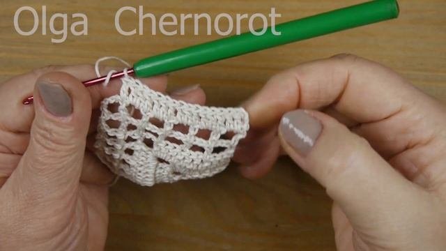 Вязаный квадрат крючком  из журнала Дуплет  Crochet Square From Doublet Magazine