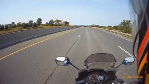 Suzuki gsx 1250 fa . Пробую на скоростной.0-100.