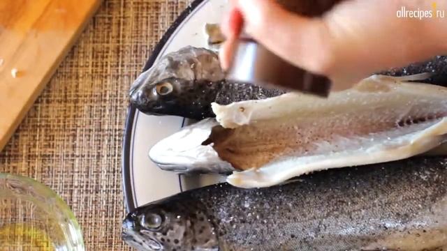 Форель на гриле рецепт смотреть онлайн
