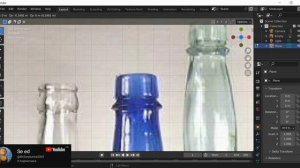 3D модель бутылки в Blender за пару минут