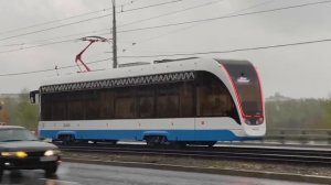 ??Новинка! Трамвай 71-911ЕМ «Львёнок» в Москве. На линии с 08.05.21 | New! Tram 71-911EM in Moscow
