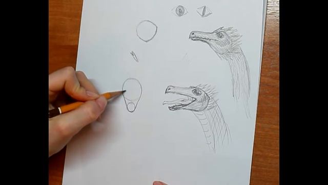 Как НАРИСОВАТЬ голову ДРАКОНА? Ч.2 смотреть онлайн