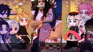 Hashira + Upper Moons React To Nezuko // Demon Slayer // Gacha Rose