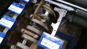 Hyundai Tucson G4GC (Ремонт ДВС и МКПП) Сборка ч.1 проверка вращения к.вала