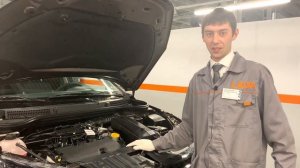 Обзор подкапотного пространства на LADA  Vesta