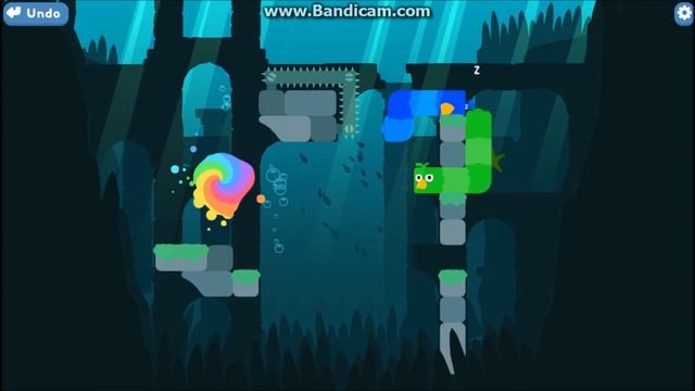 Snakebird Walkthrough - Level 13 смотреть онлайн