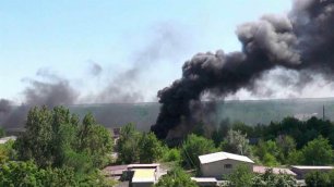 Донецк вновь под огнем, есть пострадавшие
