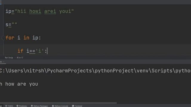 Python program to replace or delete any char in string || Python Programming #problemsolving #pytho