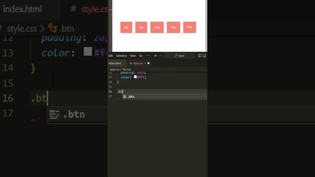 How to style button rounded | #html #css #html5 #css3 #coding #programming #codingfun #codinglife