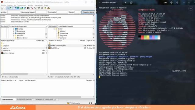 Instalar Glances usando docker compose смотреть онлайн