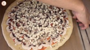 ПИЦЦА с грибами ПРОСТО Быстро Очень Вкусно 100%