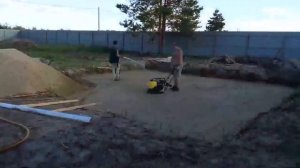 Фундамент  монолитная плита своими руками
