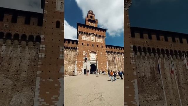 Italy, Milan, Castello Sforzesco, #shorts Travel Italy ??