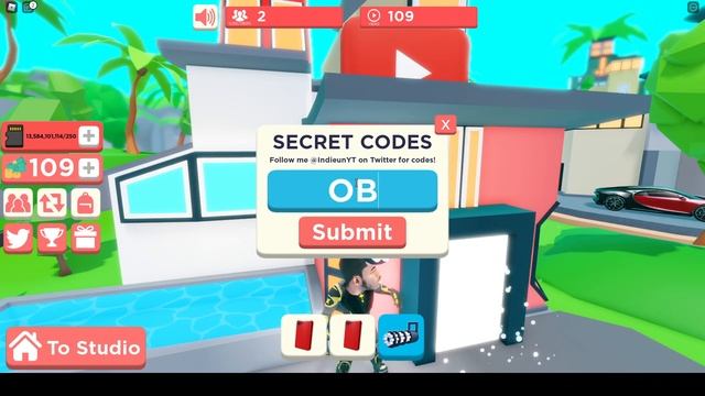 *New Secret Codes* YouTube Simulator Codes|YouTube Simulator (Roblox) смотреть онлайн
