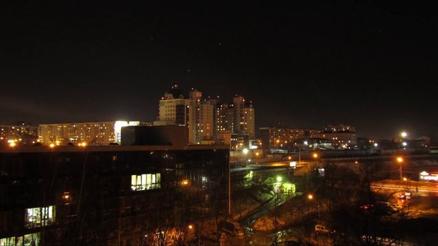 TimeLapse: Ночной таймлапс / Night Timelapse (23.03.2019)