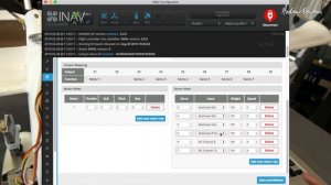iNav Mixer - Flaps and Head Tracker