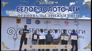Фестиваль стрижки овец "Белое золото Аги" часть 1