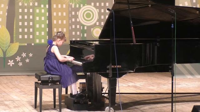 С. Прокофьев"Вальс", К. Дебюсси "Маленький Негритёнок", Романовская Катя, 7 лет смотреть онлайн