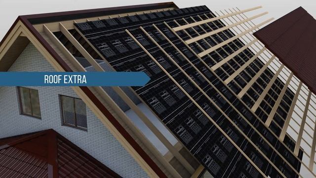 Защита холодной кровли из металлочерепицы в случае утепления. Паропроницаемая пленка Roof Extra смотреть онлайн