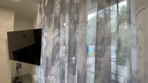 Тюль в гостиную загородного дома