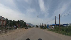 Дорога Жыргалан-Каракол летом, полный путь за 4 минуты.