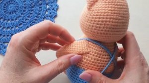 Как связать котика крючком. Кот Малыш.