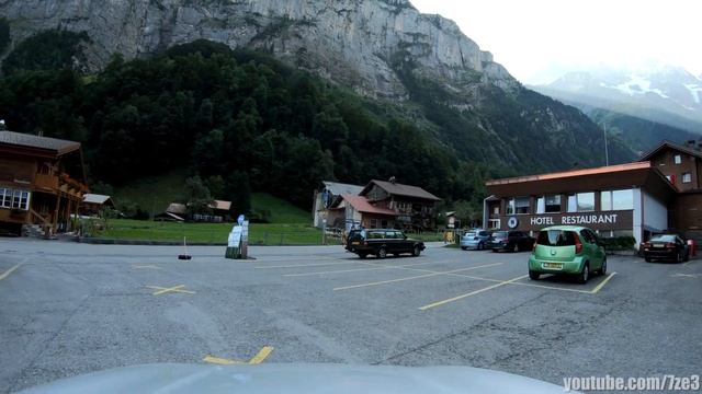 A drive through LAUTERBRUNNEN valley | Switzerland | UHD 4K 60fps смотреть онлайн