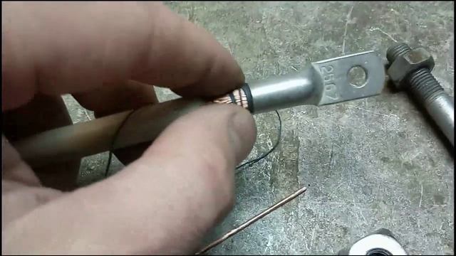 Наконечник - как опрессовать КАЧЕСТВЕННО!!! в гараже. смотреть онлайн