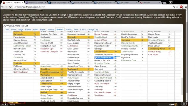 [Hearthstone Arena] Воин Урок 23 Драфт смотреть онлайн
