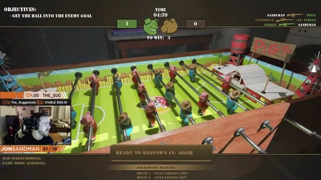 The Mean Greens: Plastic Warfare | FOOSBALL | Gameplay смотреть онлайн