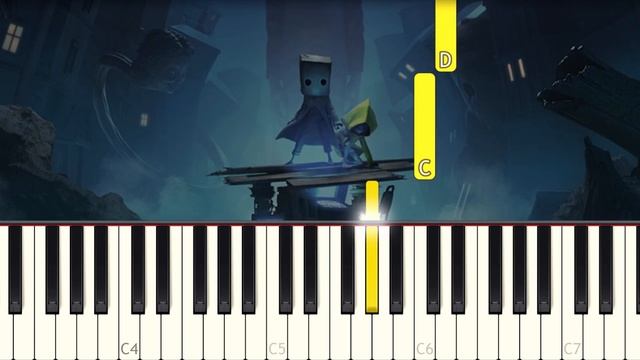 Little Nightmares 2 - Menu Music - VERY EASY Piano tutorial