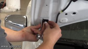 Установка амортизаторов (упоров) капота для Nissan Tiida 2 (2015-) от upory.ru