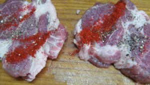 Свинина с соусом из айвы