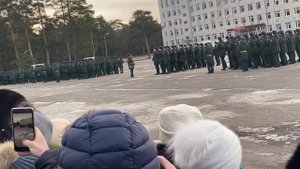 В/ч 30616-7 марш после присяги 21.12.2019