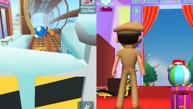 Subway Princess Runner V/S Little Singham Cycle Race | Android/iOS Gameplay HD