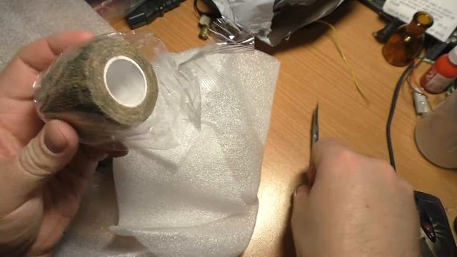 Распаковка и проверка. Камуфляжная лента (камуфляжные бинт) с алиэкспресс смотреть онлайн