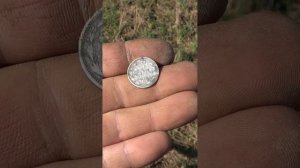 Нашли царское серебро в поле. Коп монет. #металлоискатель  #другаяжизнь #царскоесеребро #копмонет