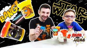 Папа Макс и Елисей играют в PLAY-DOH Star Wars!