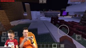 ПРИВЕТ СОСЕД В МАЙНКРАФТ | Илюша и папа DAMON устроили HELLO NEIGHBOR в MINECRAFT Жестянка