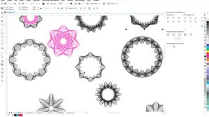 CorelDRAW 2018 64 Bit розетки, гильоши cdr 2020 04 26 09 01 07
