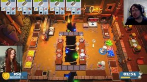 РИИИС! ЧЁТ ВСЁ СЛОЖНО СТАЛО... ♡ Overcooked 2  ► 5 ♡