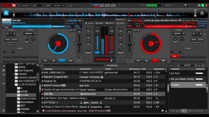 Сведении 4 треков в Virtual DJ