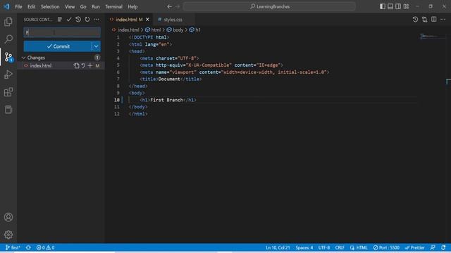 Git branches Tamil | What is Git branch in Tamil | Github using VSCode for beginners Tamil