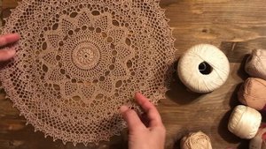 Какие НИТКИ я использую для салфеток.