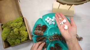 Рождественская композиция на спиле DIY С Рождеством и Новым годом! | DIY Christmas Decorations